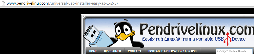 Bootable usb drive from iso with Universal USB Installer