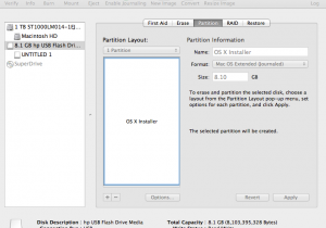 How to make a bootable USB to install OS X 10.7-10.8