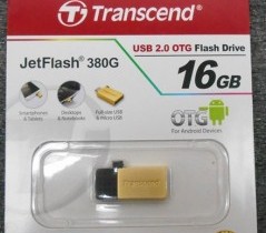 Transcend Jetflash 380G (16GB) OTG USB2.0 Flash Drive – Gold Edition Review